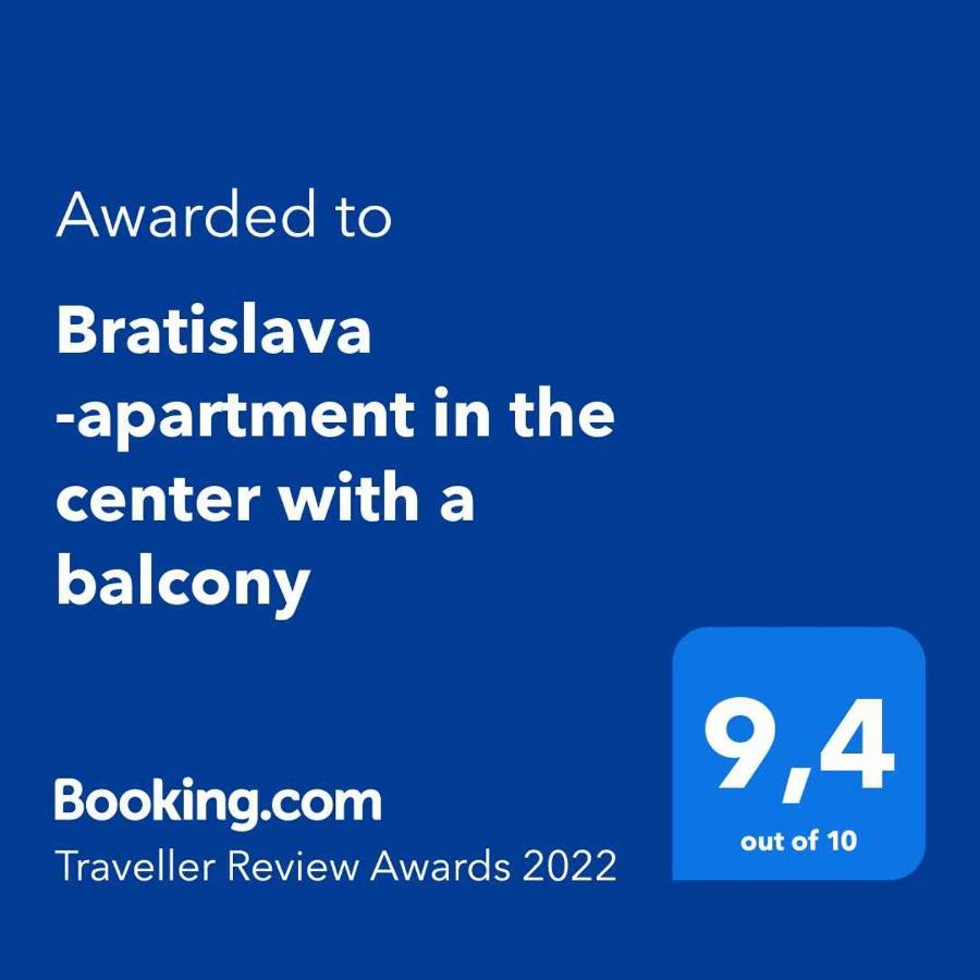 Bratislava -Apartment Near The City Center With A Balcony מראה חיצוני תמונה